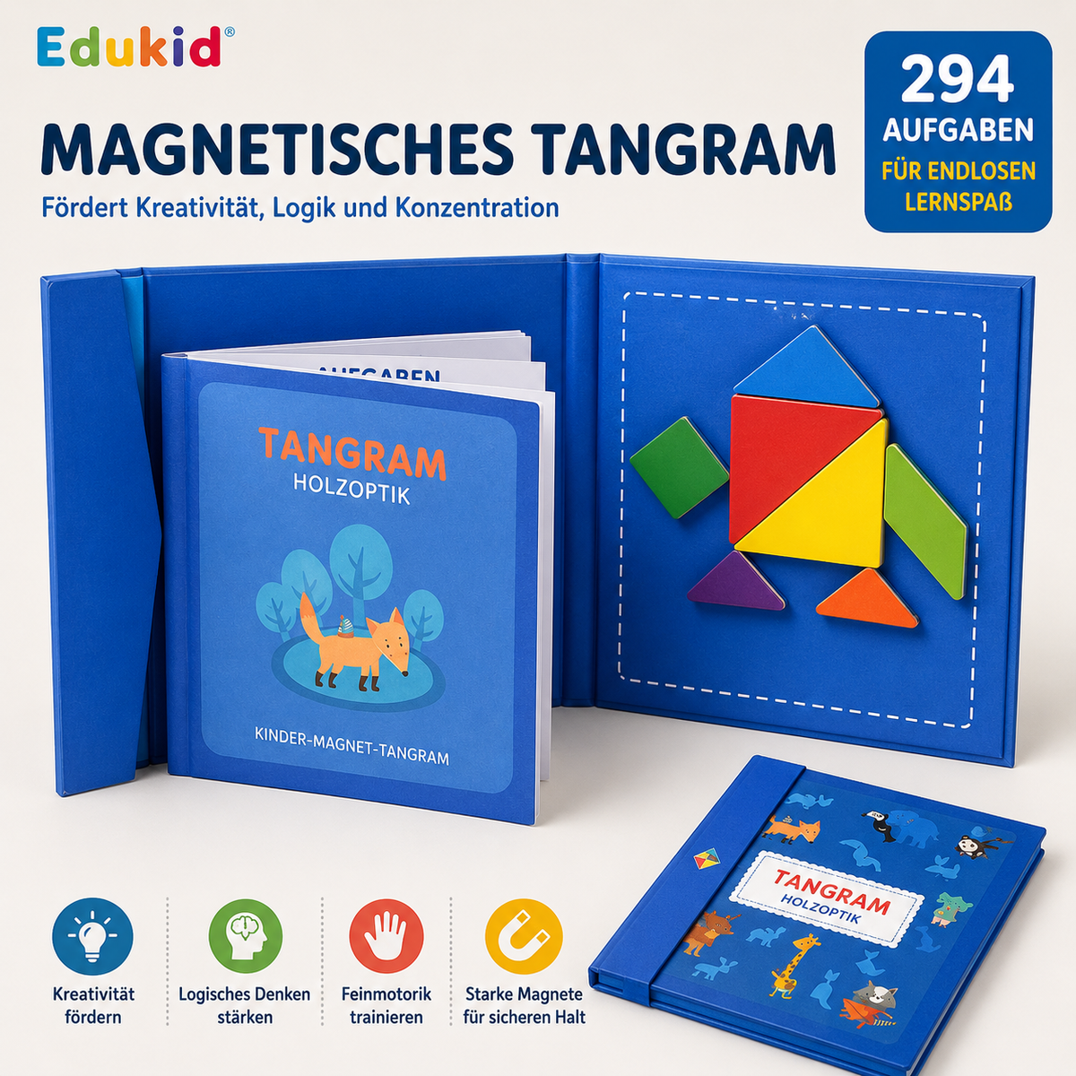 Magnetisches Tangram Buch