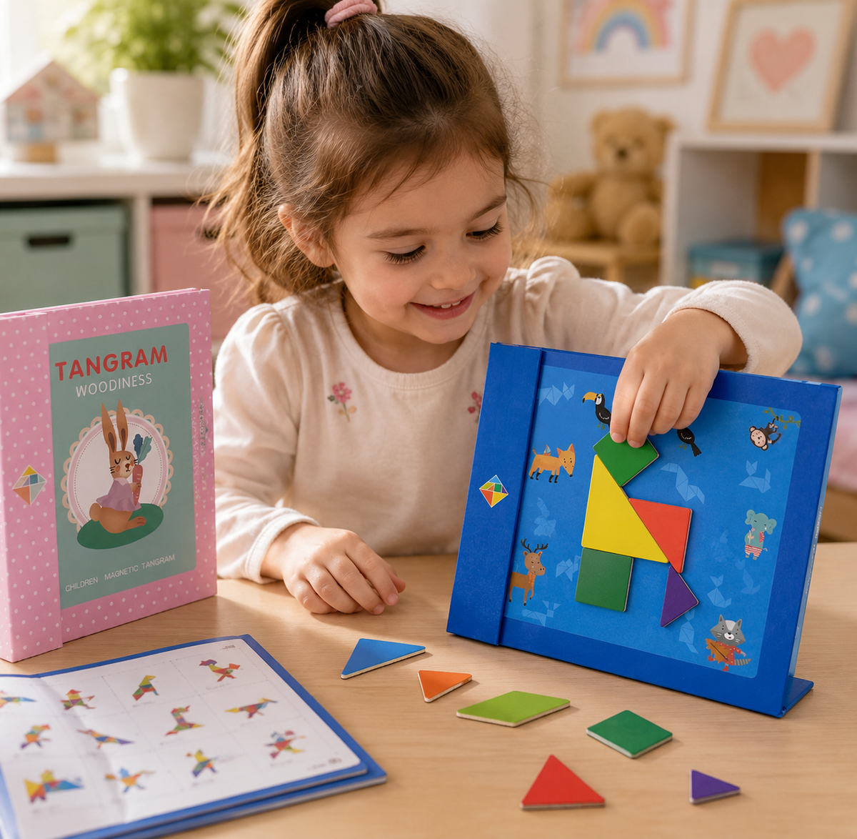Magnetisches Tangram Buch