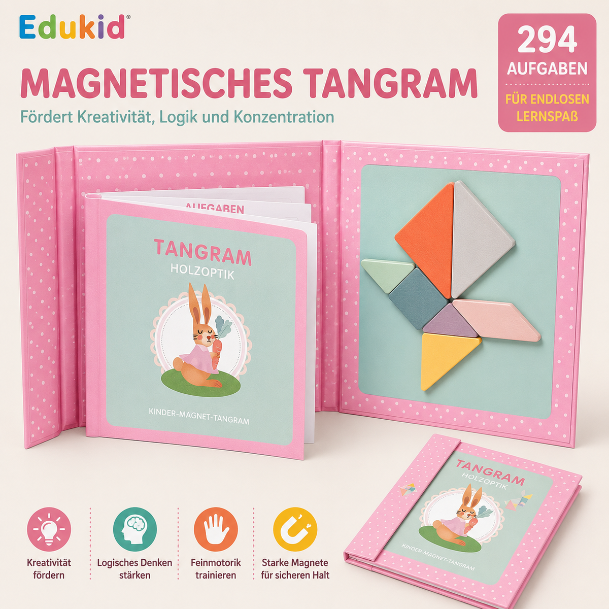 Magnetisches Tangram Buch