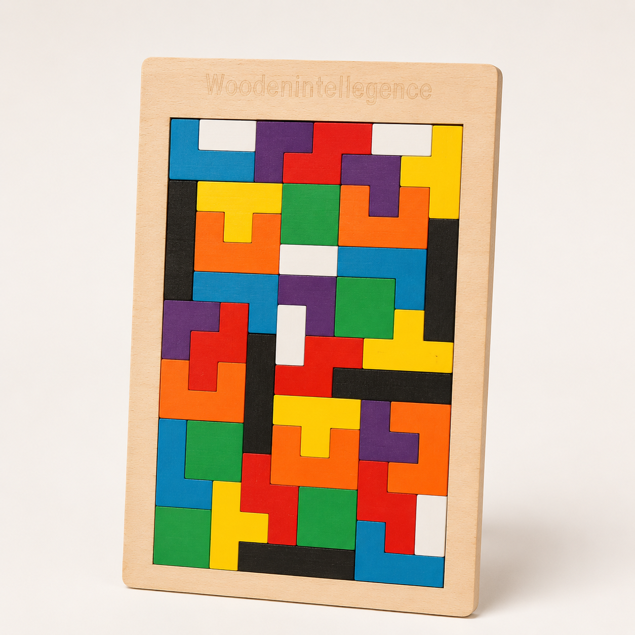 Magnetisches Holz Tangram