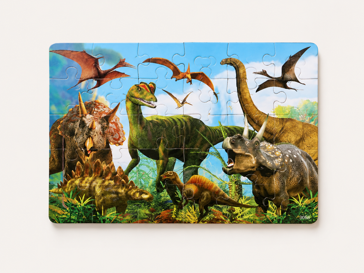 Holzpuzzle Tiere für Kinder