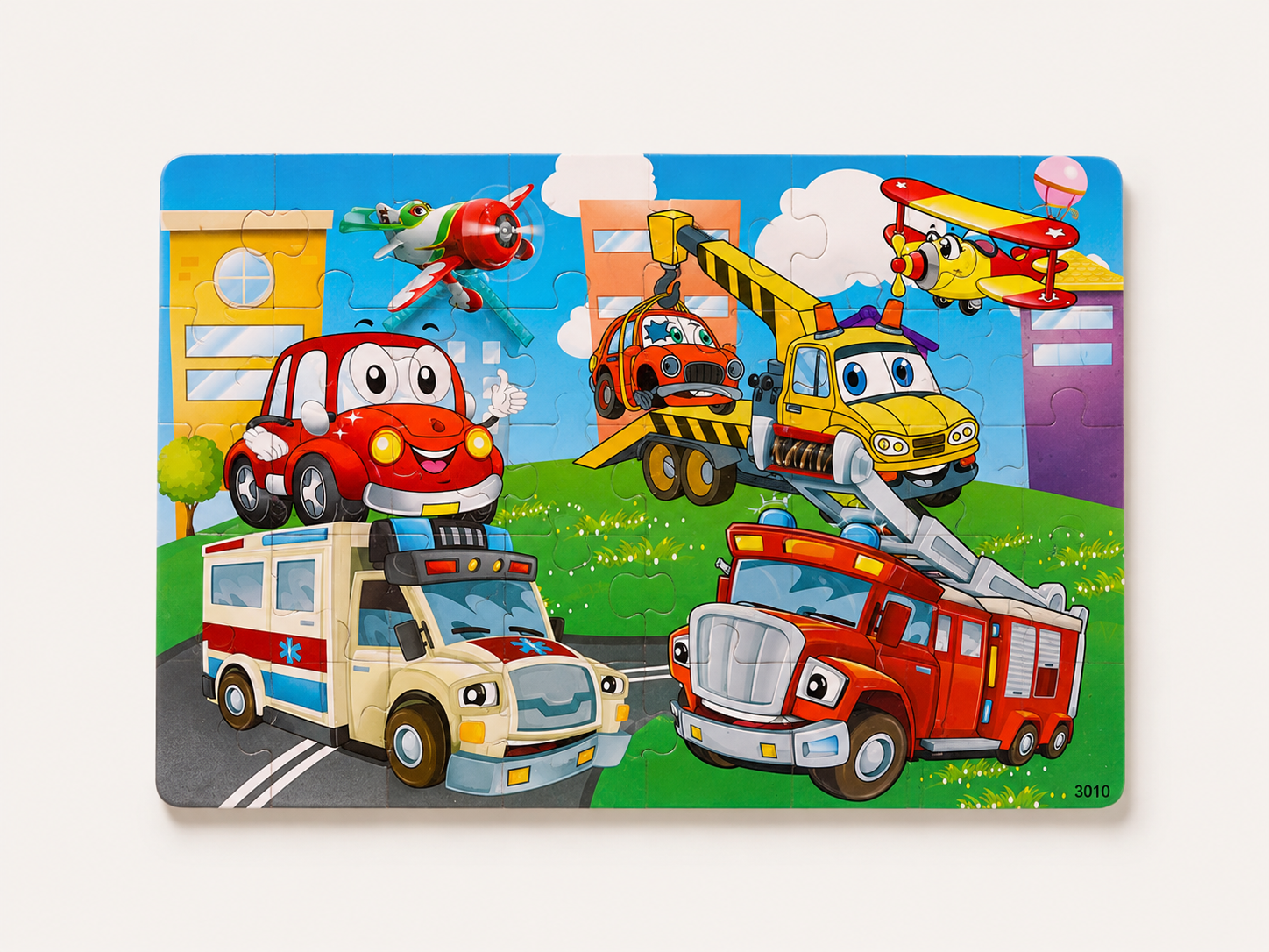 Holzpuzzle Tiere für Kinder