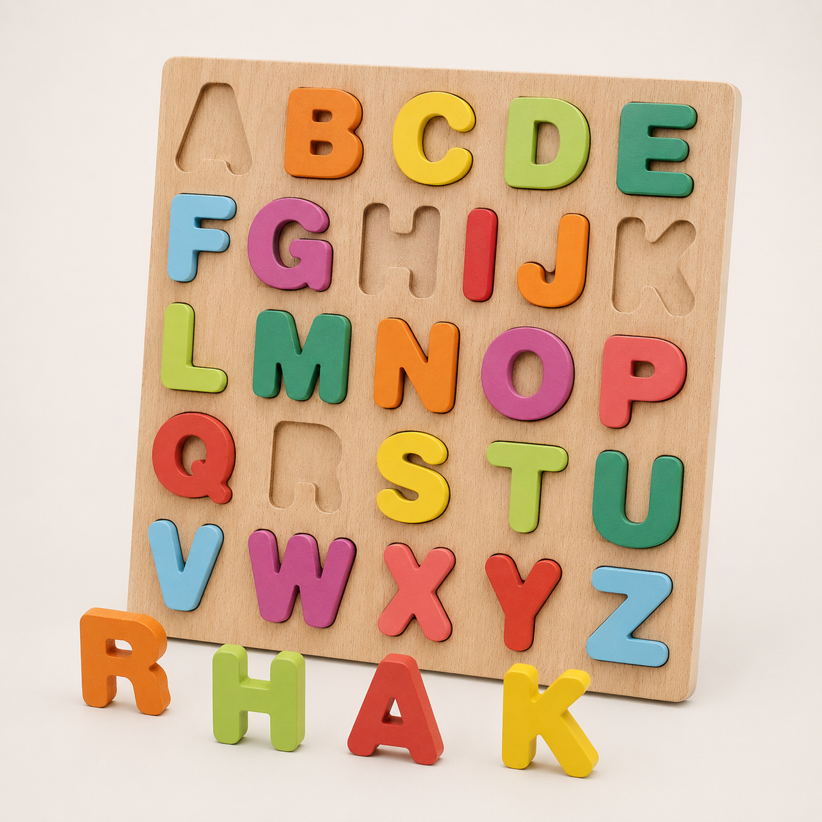 Alphabet Steckpuzzle aus Holz