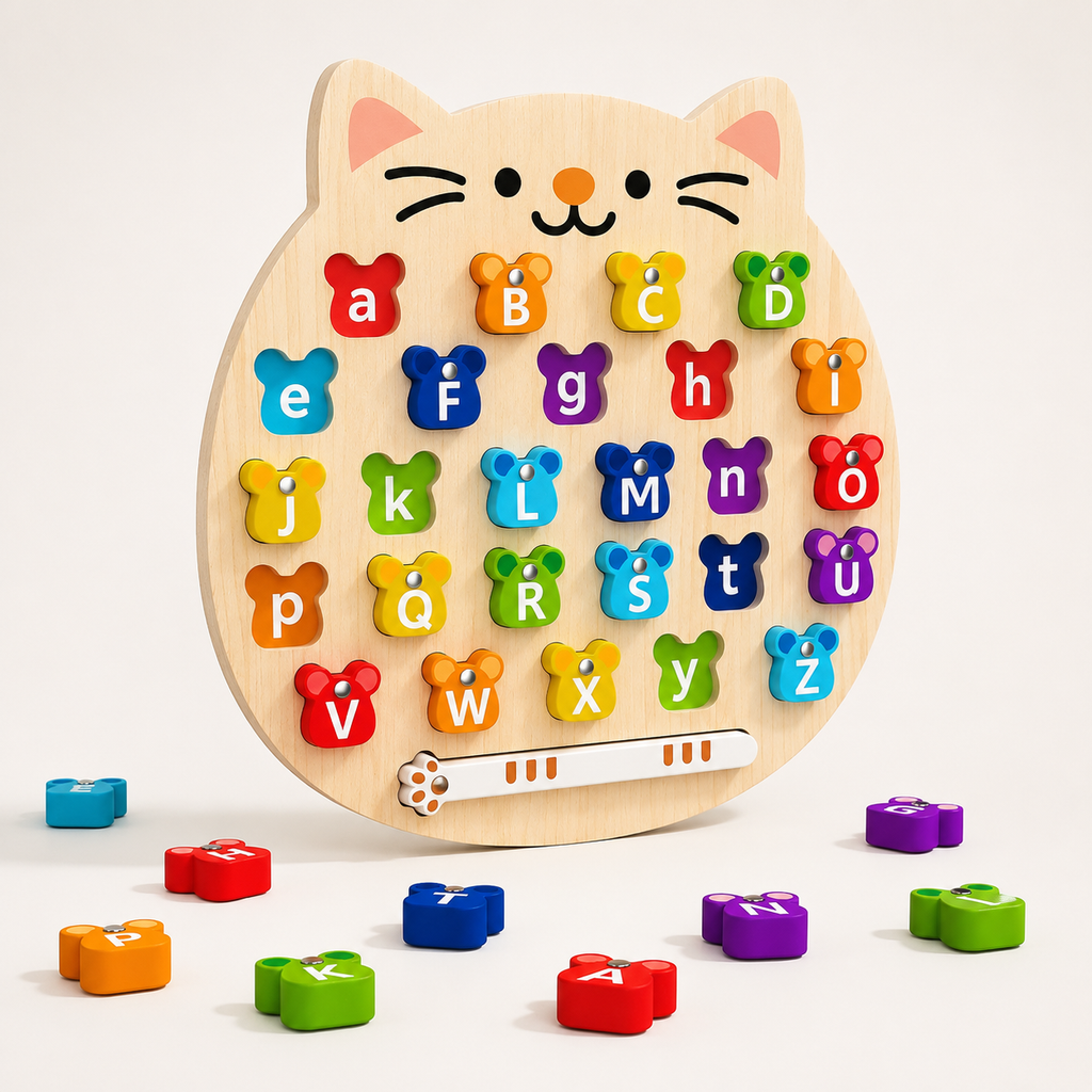 Alphabet Steckpuzzle aus Holz
