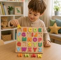 Alphabet Steckpuzzle aus Holz