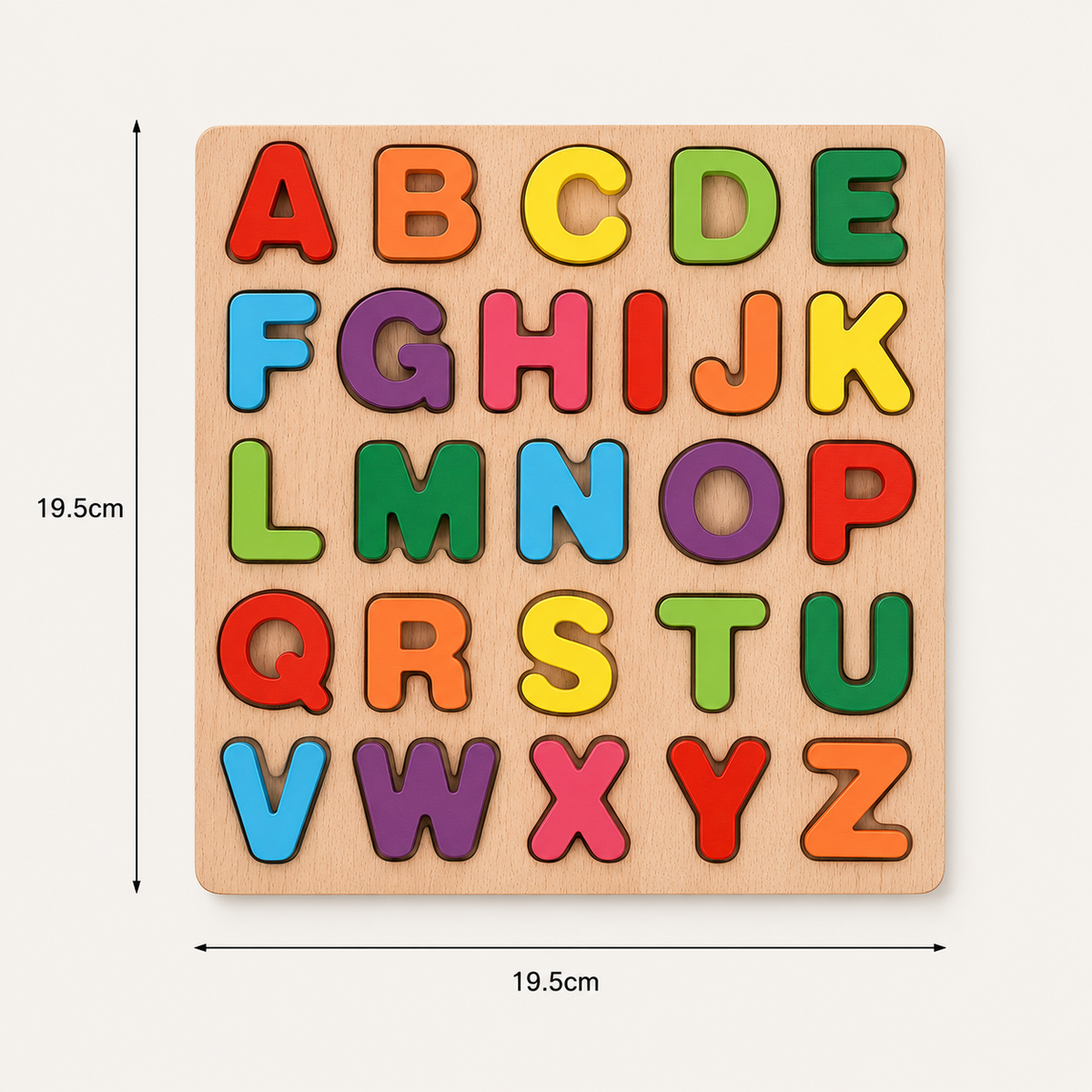 Alphabet Steckpuzzle aus Holz