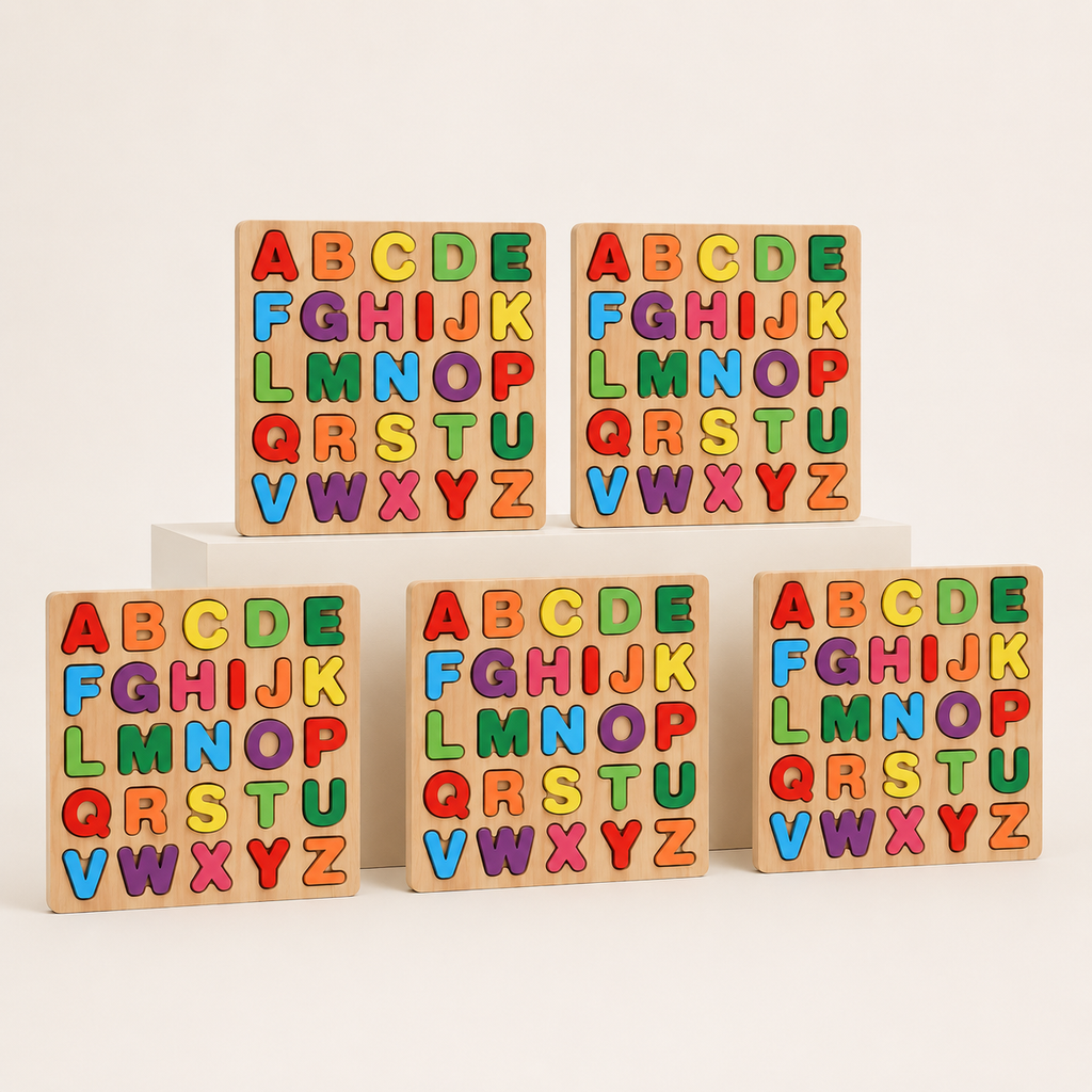 Alphabet Steckpuzzle aus Holz