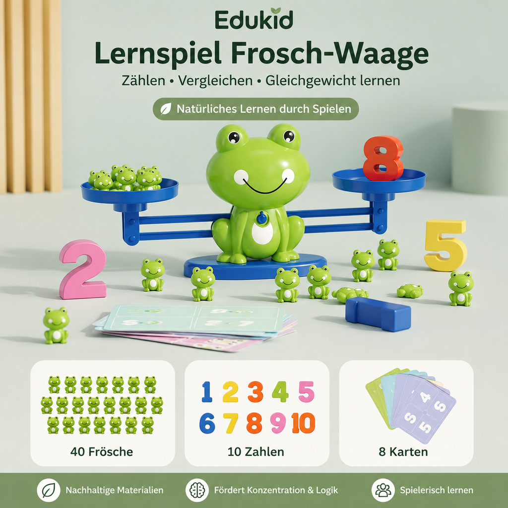 Frosch-Waage – Mathe-Lernspiel