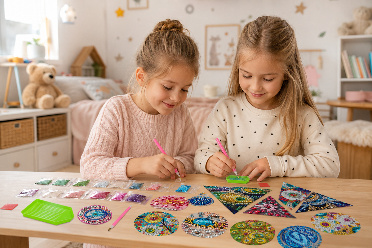 DIY Diamond Painting Kühlschrankmagnete für Kinder
