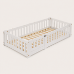 Montessori Bodenbett 90 × 200 cm mit Tür