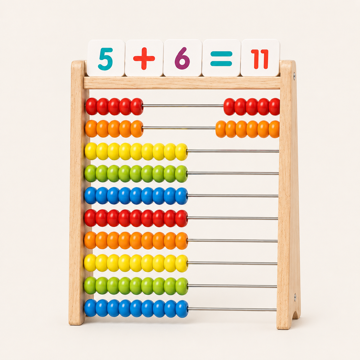 Montessori Rechenrahmen aus Holz
