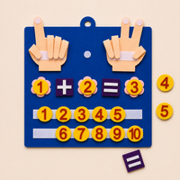 Mathe Lernboard aus Filz