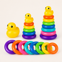 Montessori Stapelturm mit Ringen & Ente