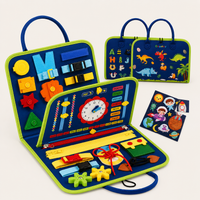 Montessori Quiet Book aus Filz für unterwegs