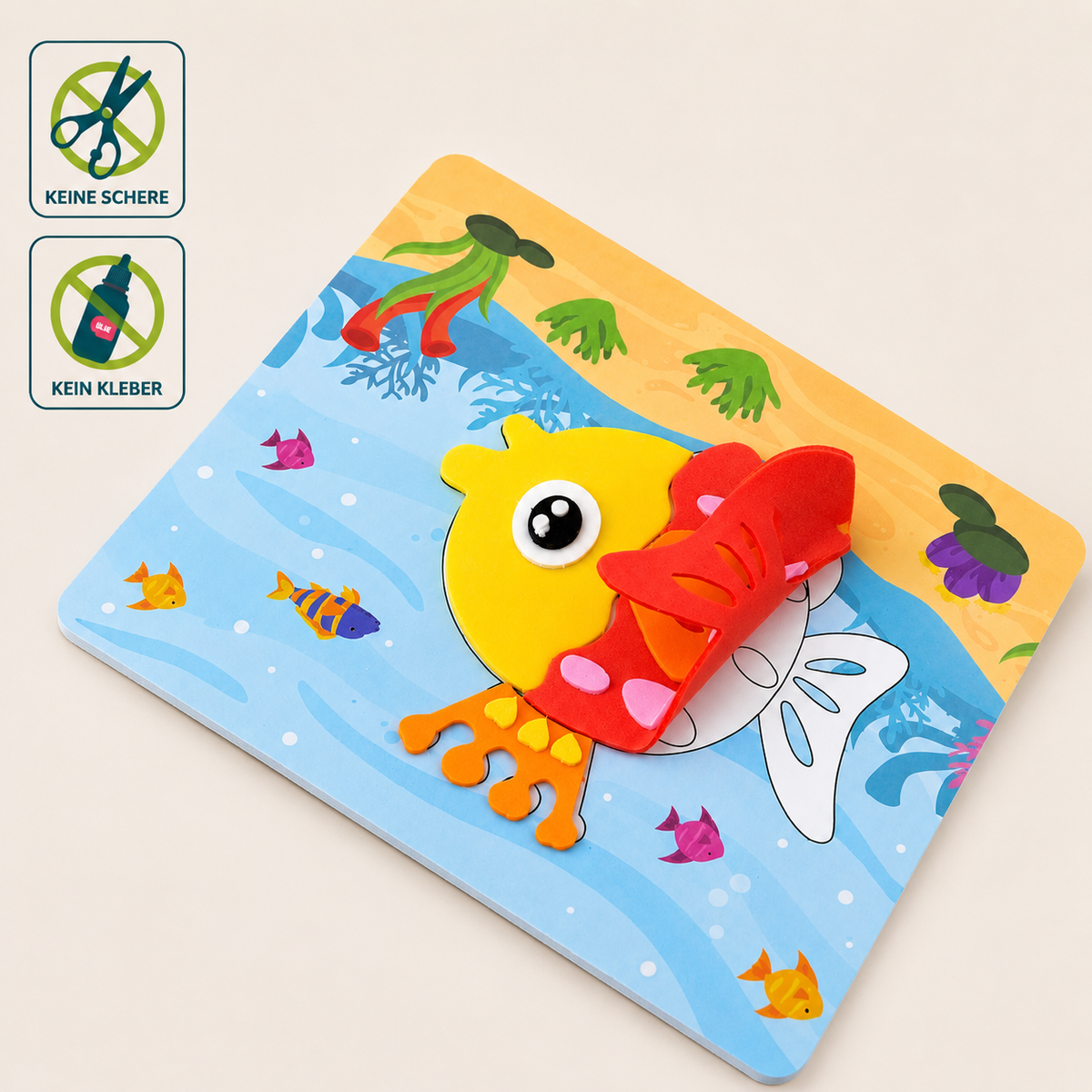 3D EVA Schaumstoff-Sticker Bastelset für Kinder
