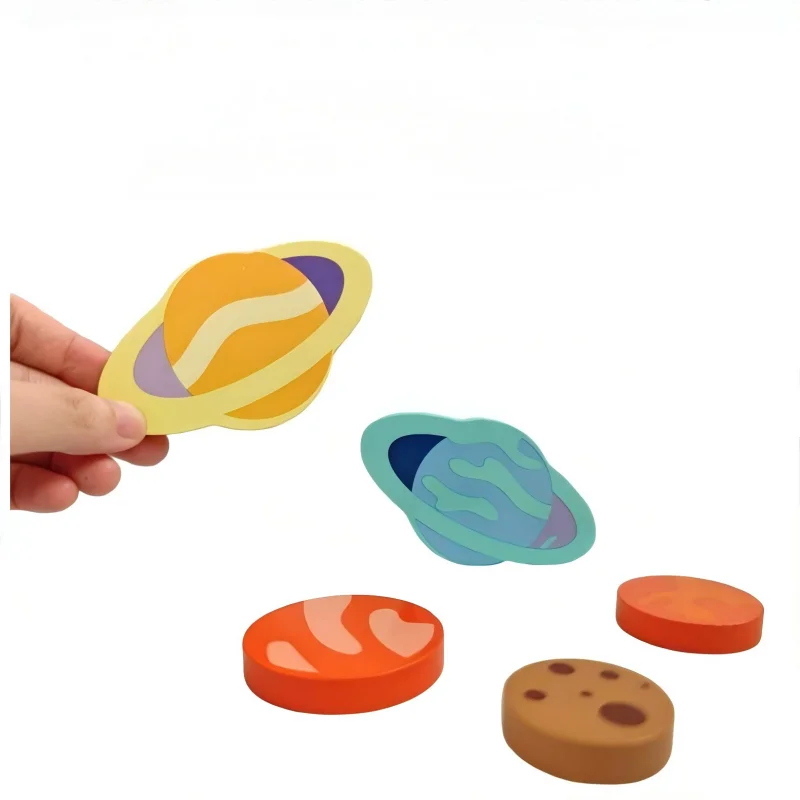 Montessori Holzpuzzle Sonnensystem