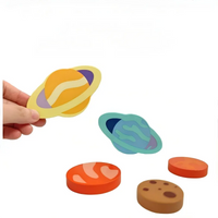 Montessori Holzpuzzle Sonnensystem