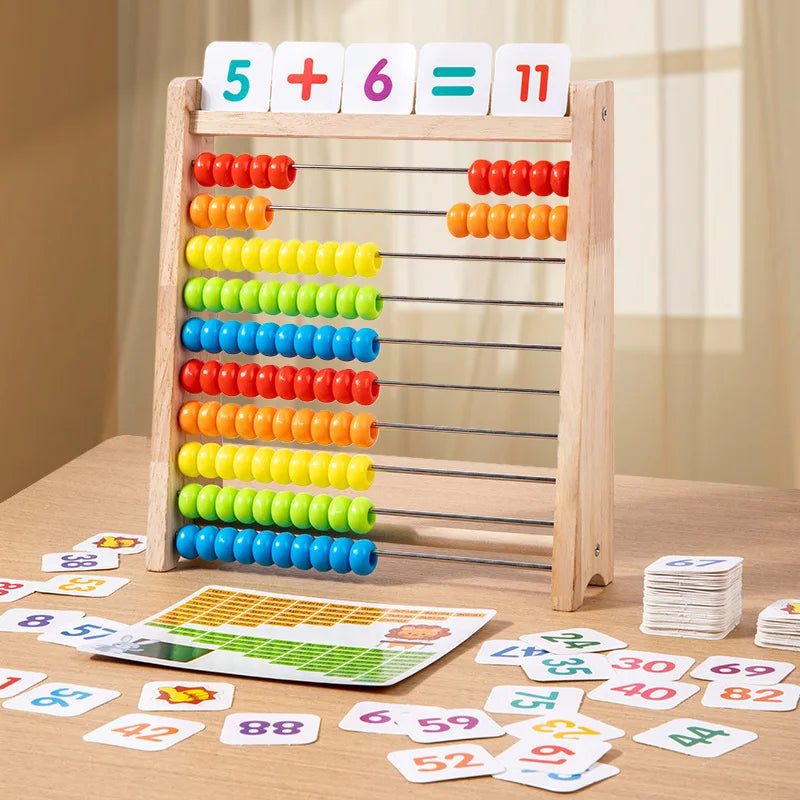 Montessori Rechenrahmen aus Holz